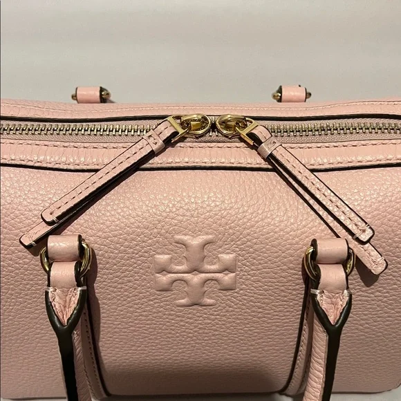 Tory Burch Pink Satchel/Crossbody Bag & Card Case - Picture 10 of 16